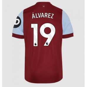 West Ham United Edson Alvarez #19 Hjemmebanetrøje 2023-24 Kort ærmer